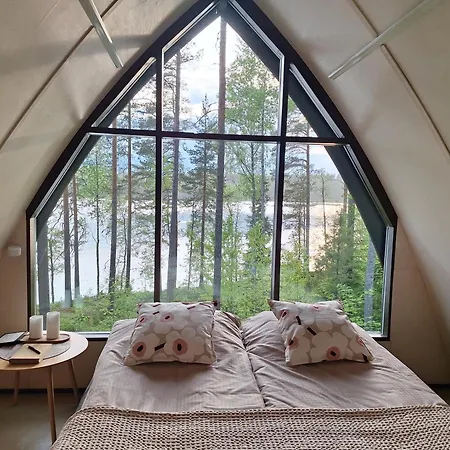 Private Lakefront Dome Sauna & Breakfast Lumous