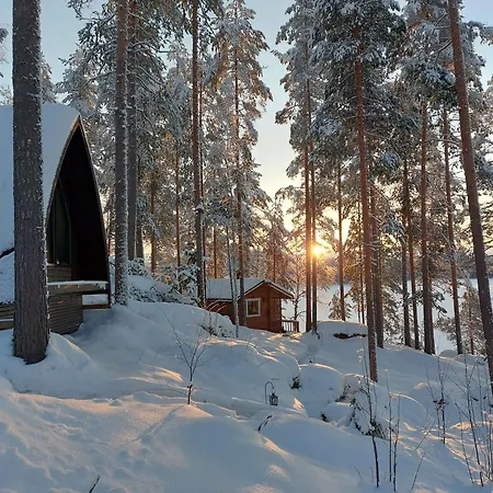 Private Lakefront Dome Sauna & Breakfast Lumous Hankasalmi